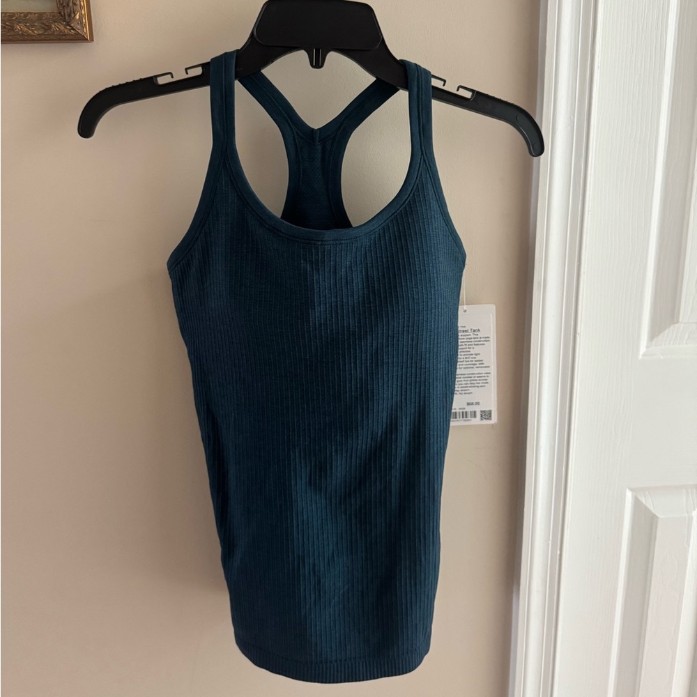 Lululemon Ebb to Street Tank in Indochine Blue